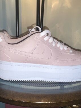 Nike Women's Blush Pink Platform Sneaker